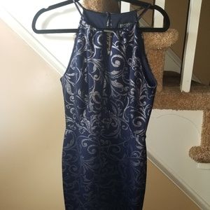 Hi-neck Tank style dress